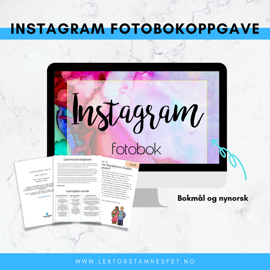 Instagram fotobokoppgave