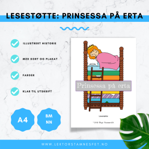 Lesestøtte: Prinsessa på erta