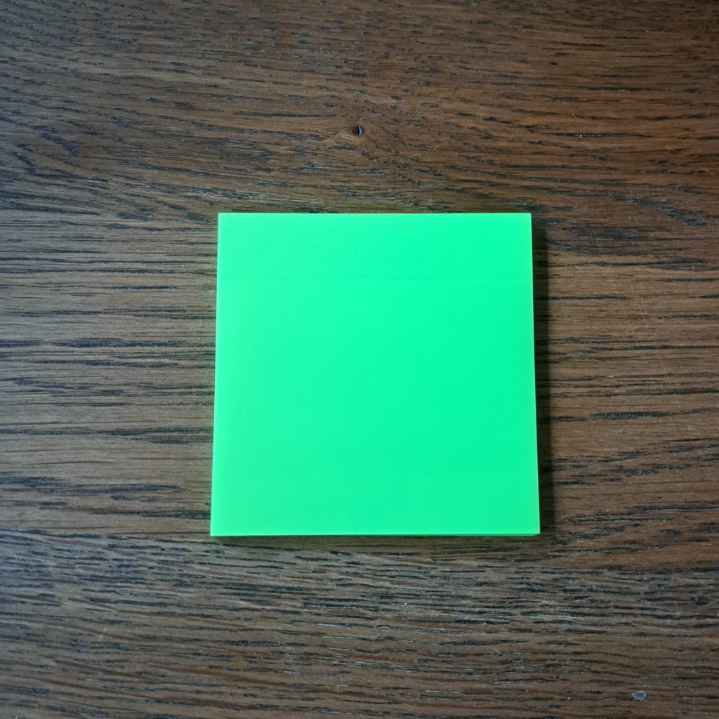 Gjennomsiktige post-it