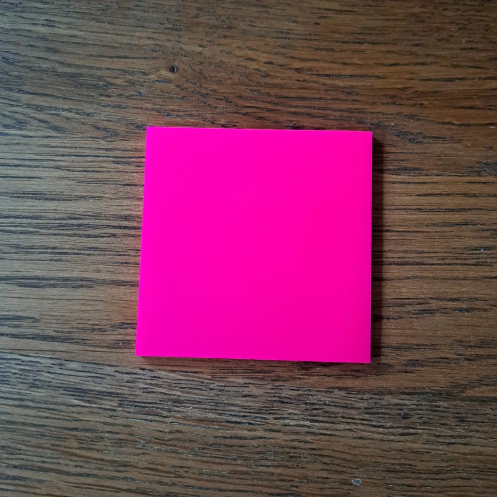 Gjennomsiktige post-it