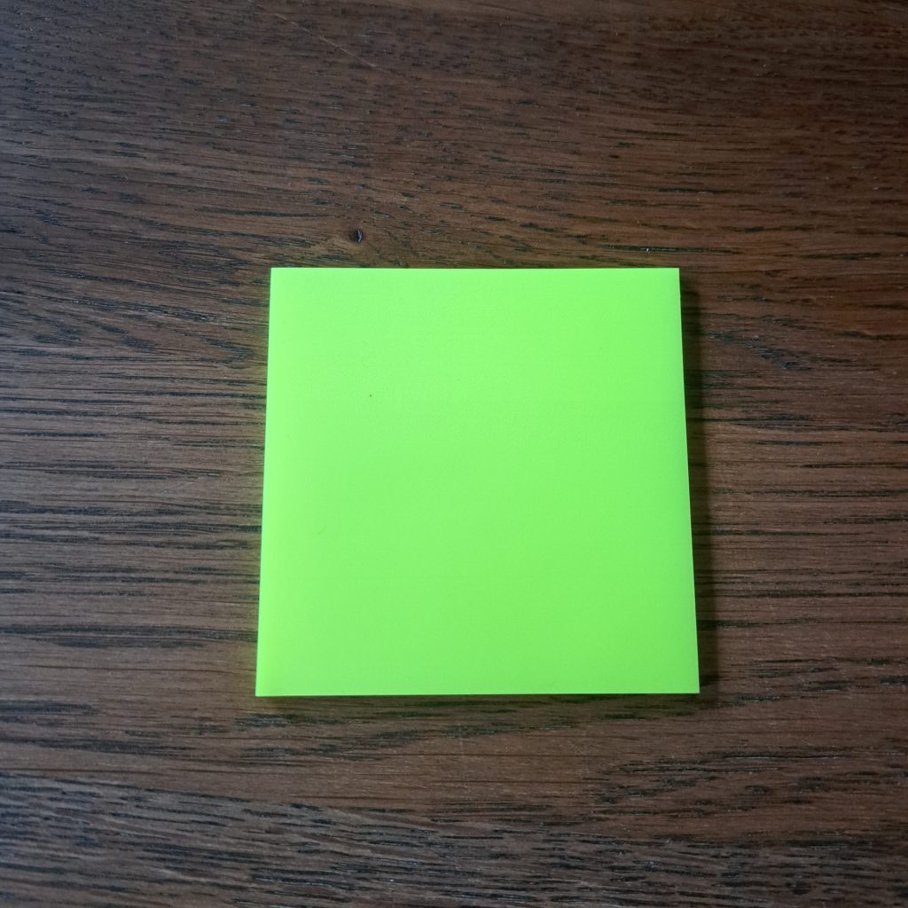 Gjennomsiktige post-it